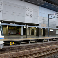 JR京都駅0番のりば 御土居遺構